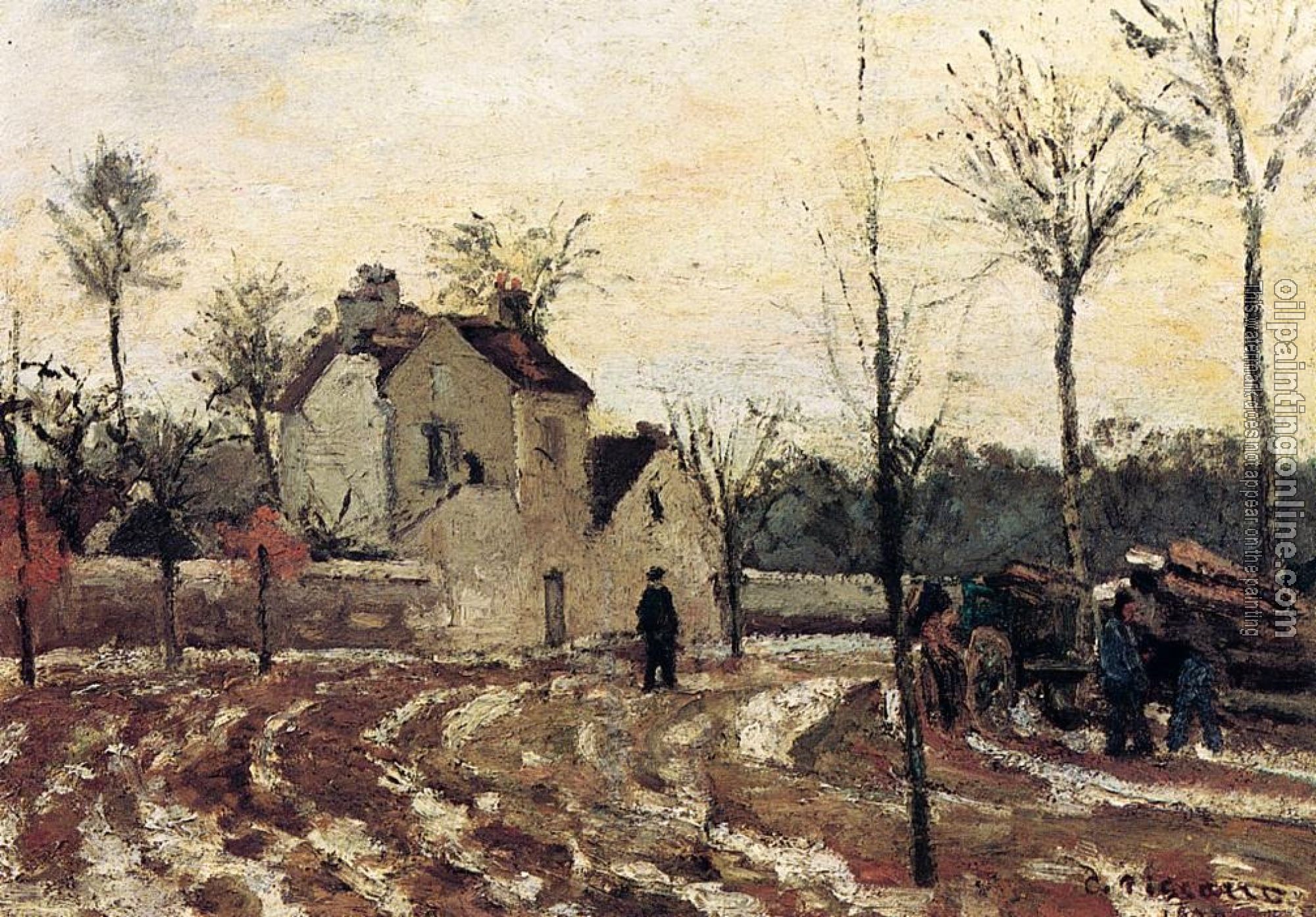 Pissarro, Camille - Thaw, Pontoise